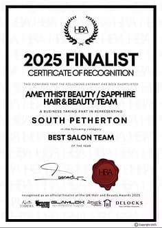Professional Beauty Awards Finalist 2025